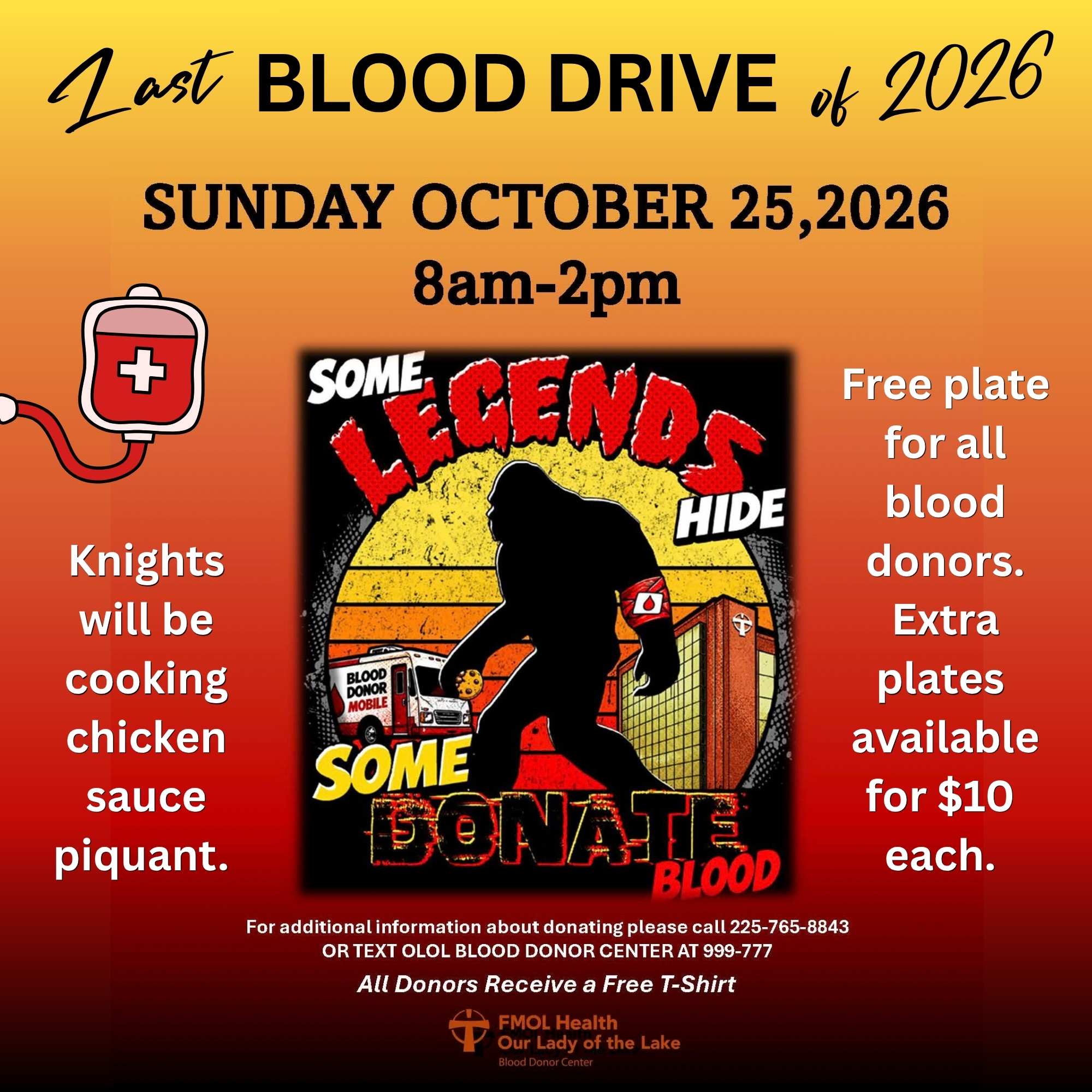 Blood Drive 10-25
